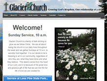 Tablet Screenshot of glacierchurch.org
